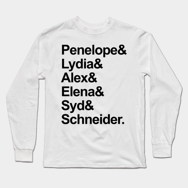 One Day at a Time Characters Long Sleeve T-Shirt by brendalee